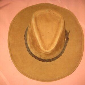 Men's Cowboy Hat By Cassidy US Made Velour Vintage Size Large